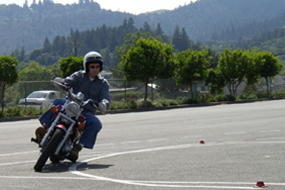 rider with mountains